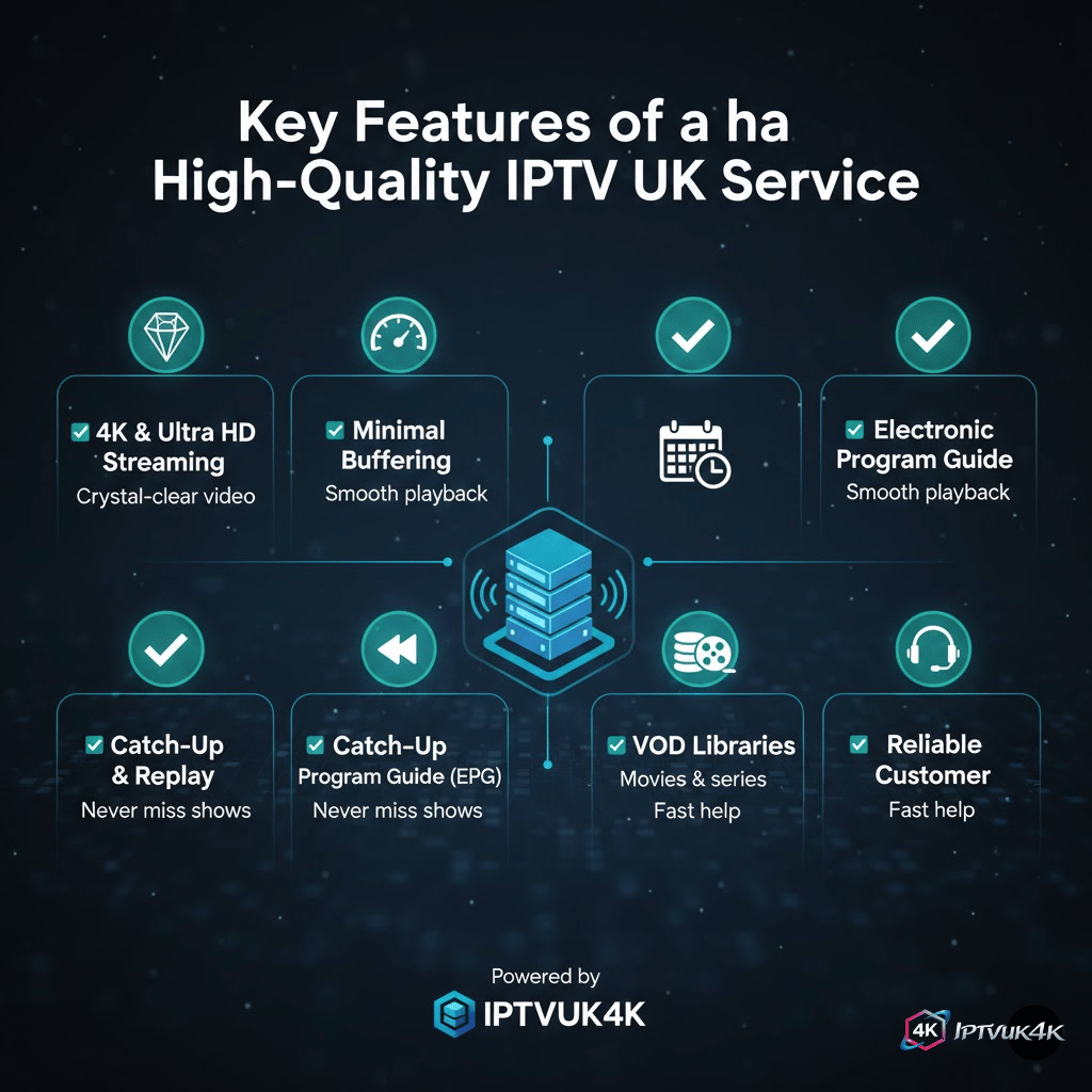 Key Features of a High-Quality United Kingdom IPTV Service